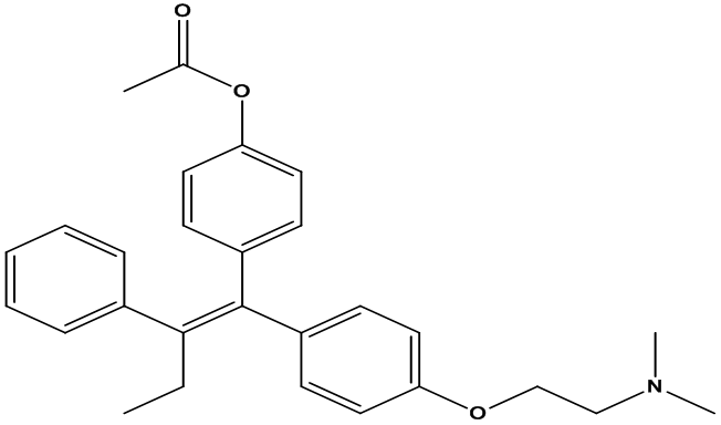 Tamoxifen (E)-4-Acetoxy Impurity